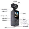 Mini Cámara de Vlog "Hands-Free" – Micro Orientable y Clip para Ropa