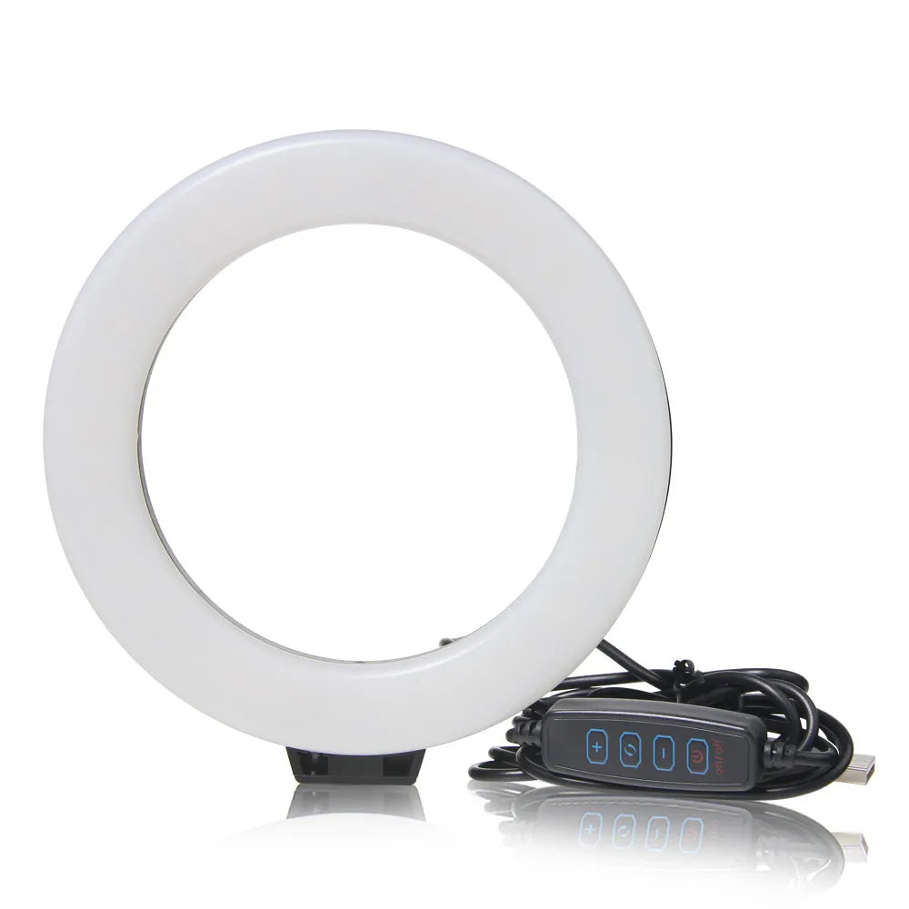 Anillo de Luz LED 6" para Creadores – Setup Compacto