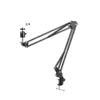 Soporte de Brazo Articulado Profesional para Micrófono y Aro de Luz