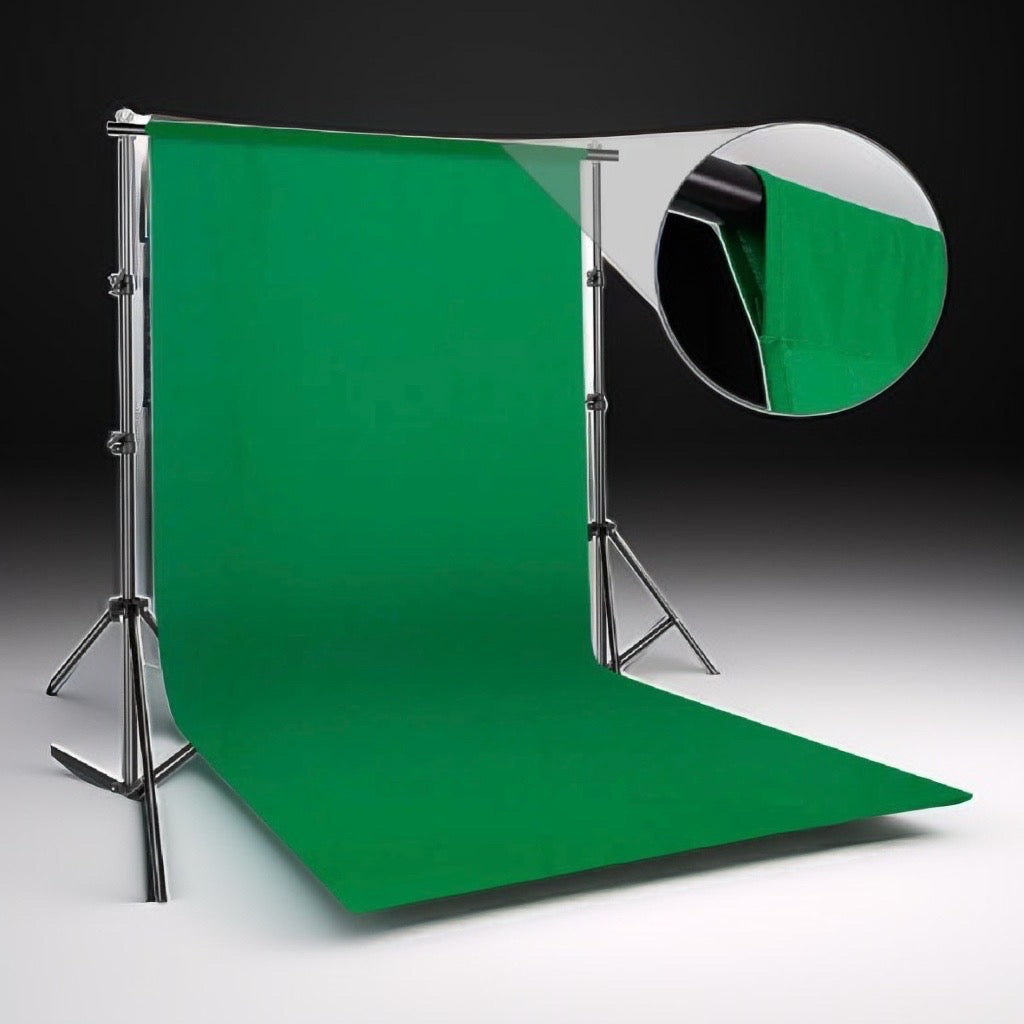 Kit de Estudio "Chroma Master" (Fondo + Soporte Ajustable)