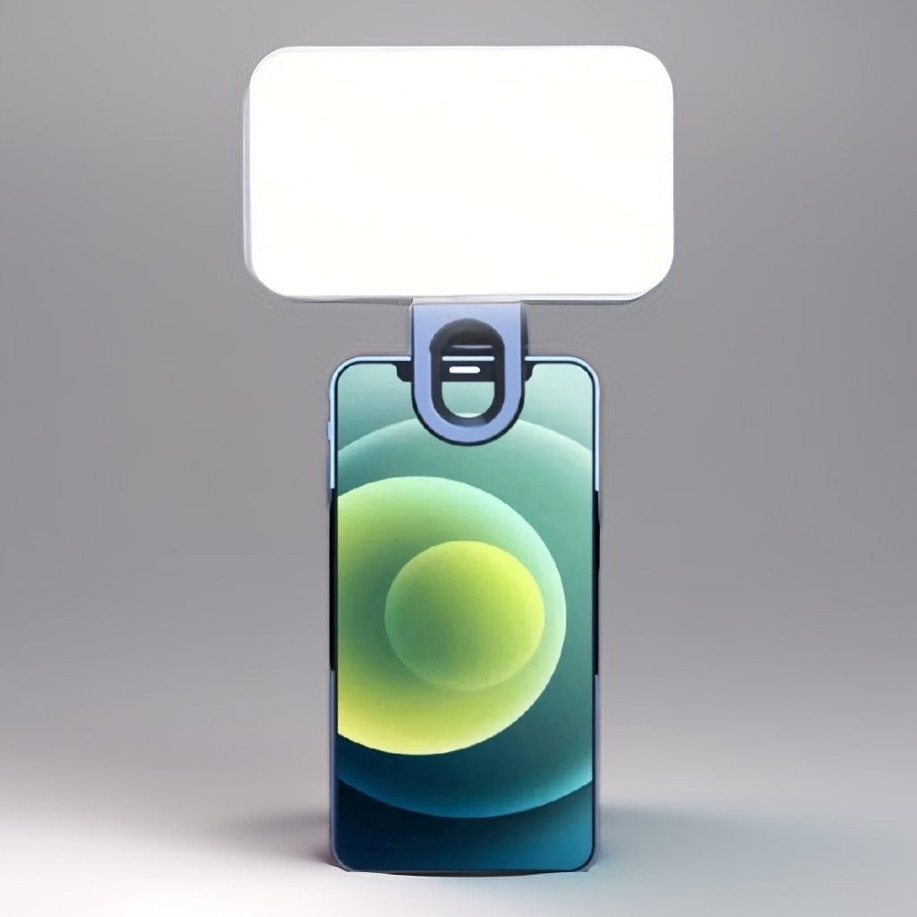 Mini Foco LED Recargable – Luz de Relleno para Móvil y Portátil