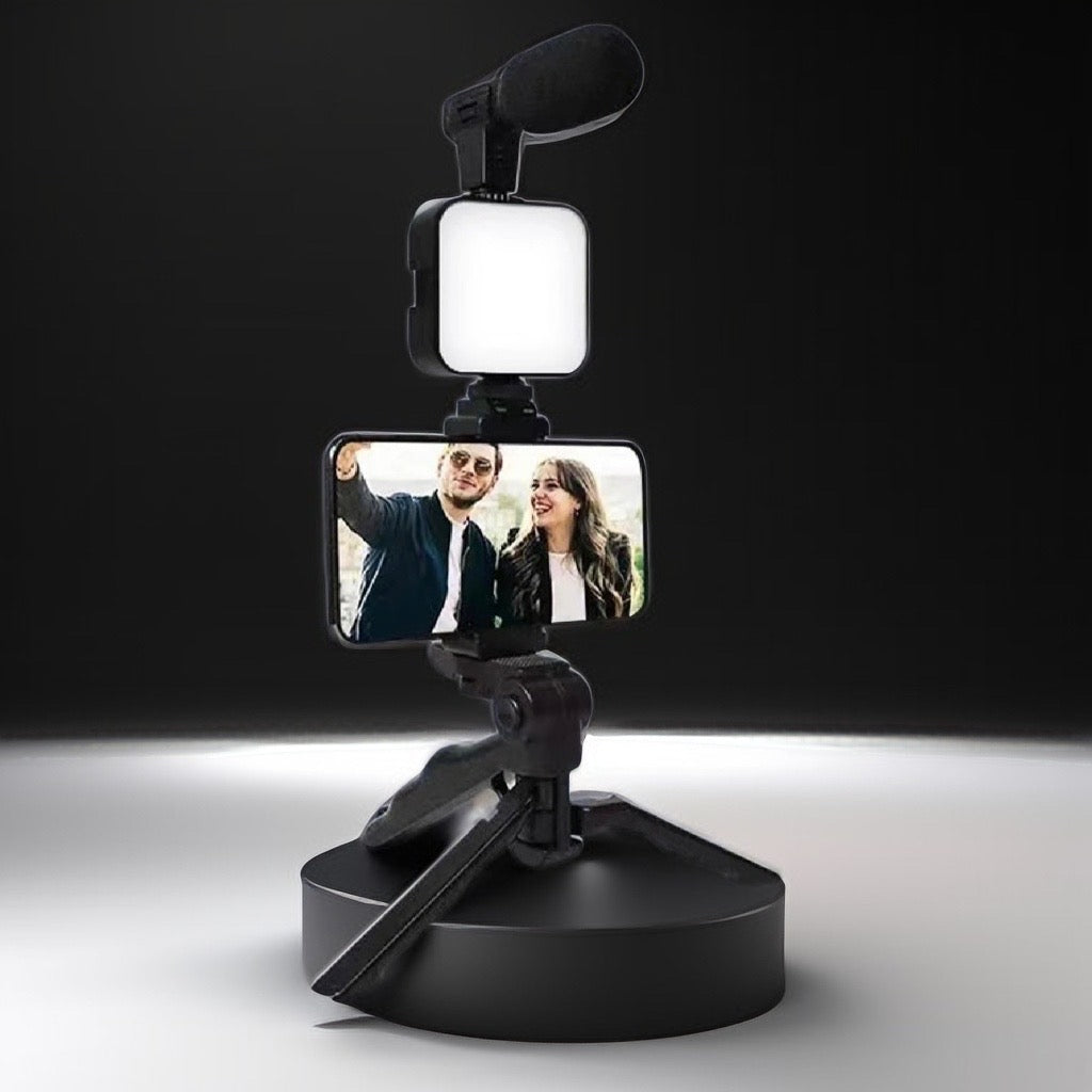 Kit Influencer "Viral Start" – Trípode, Micro y Foco LED Pro