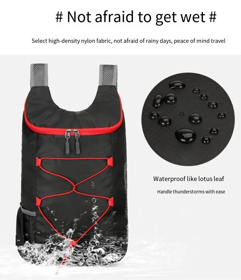 Mochila Deportiva Multifuncional – Tejido Técnico Waterproof y Ligero