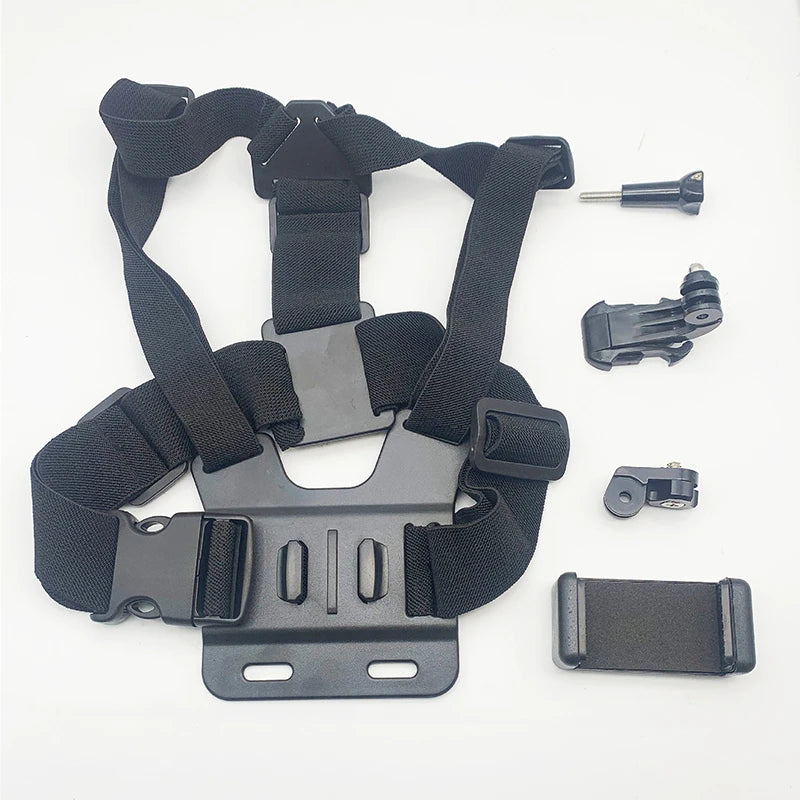 Soporte ajustable para teléfono en el pecho