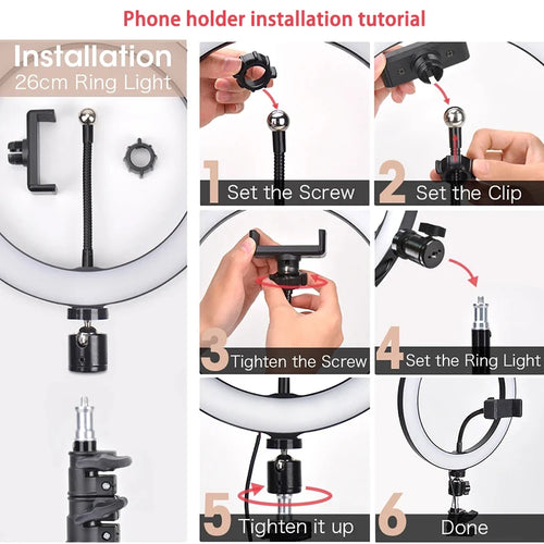 Anillo de Luz LED Selfie – Iluminación Profesional
