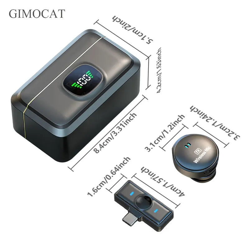 Micro-Lavalier Inteligente (Reducción de Ruido Activa)
