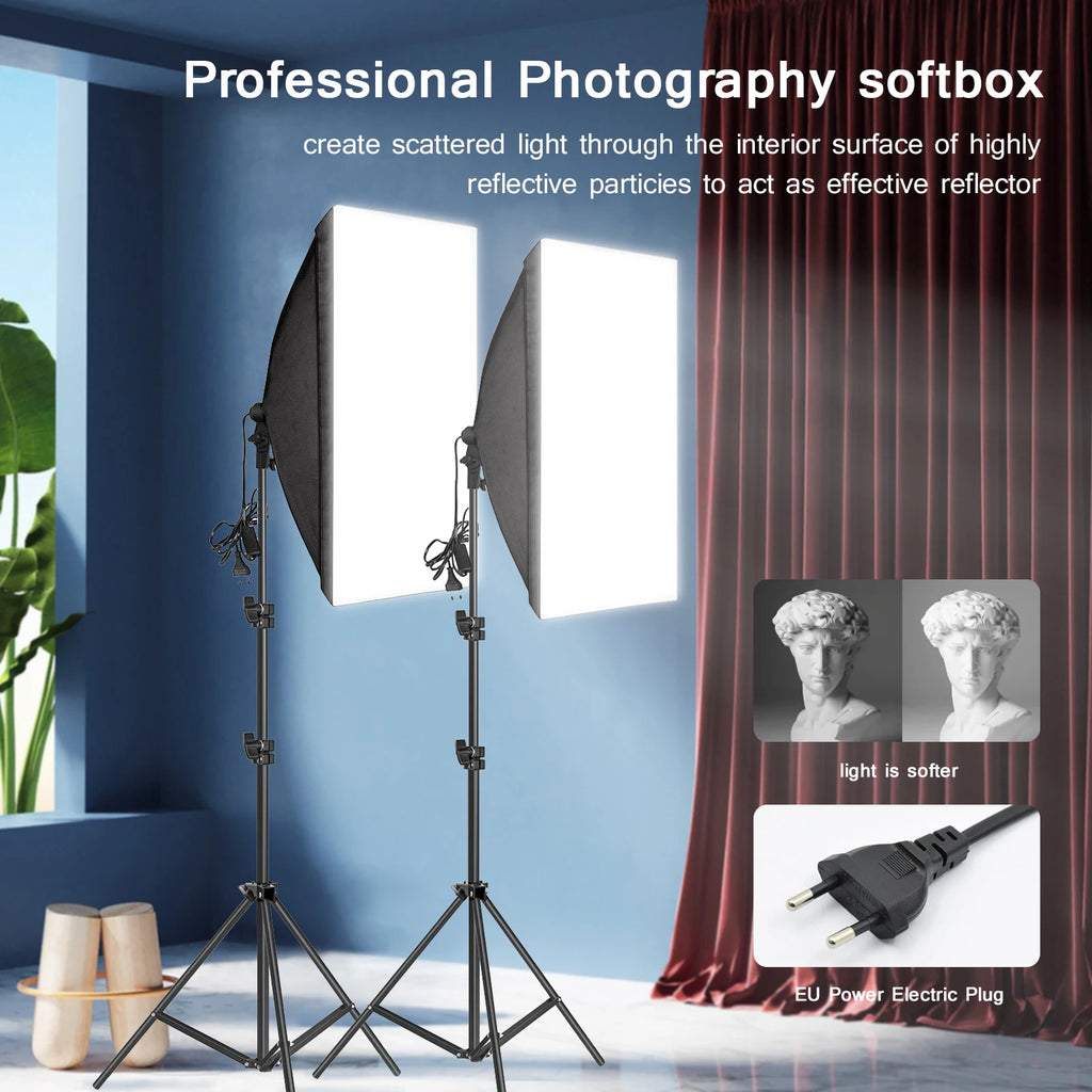Kit de softbox profesional Kit de softbox profesional