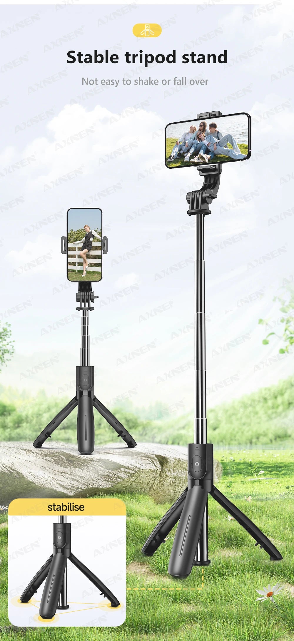 Trípode LED + Mando