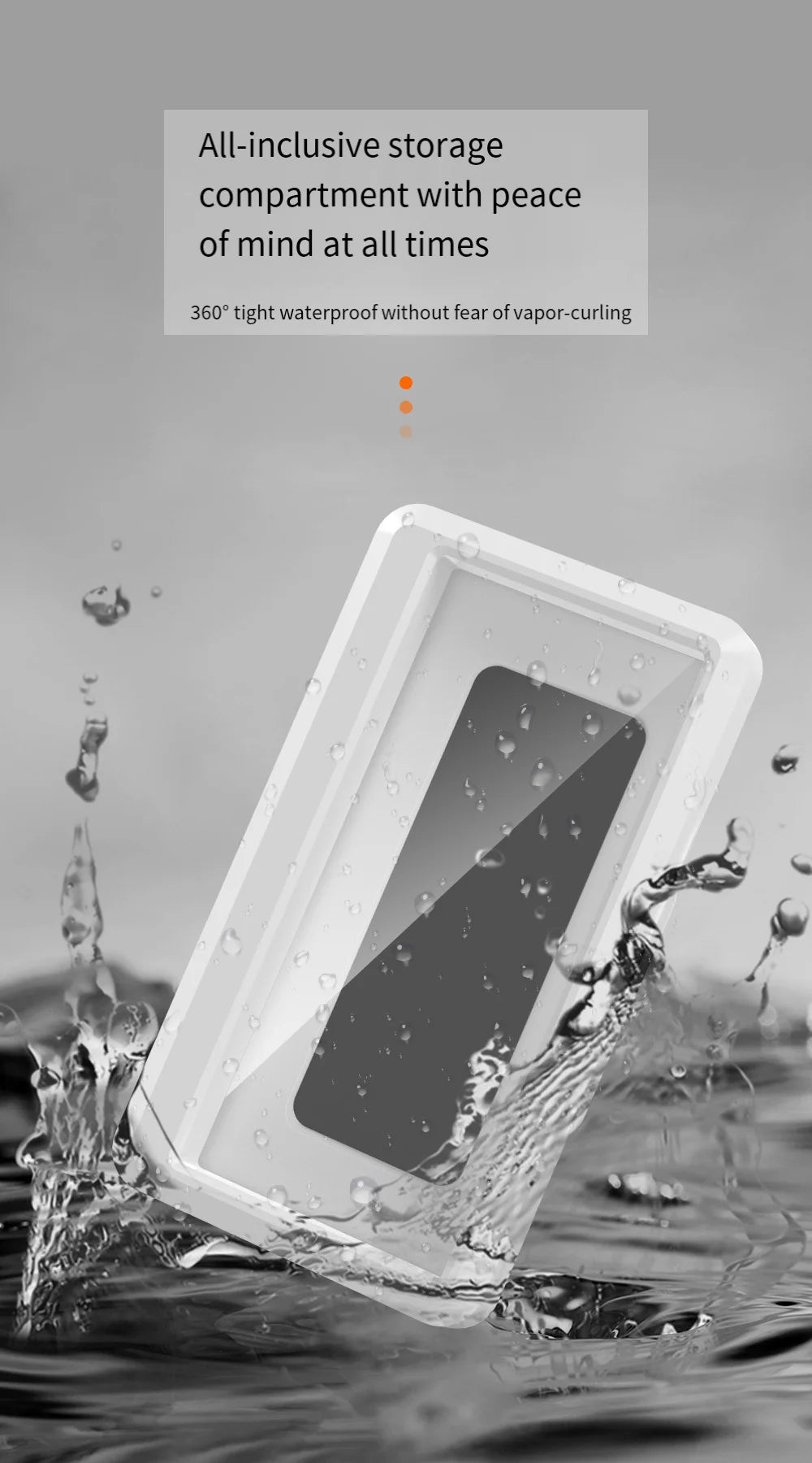 Funda Impermeable y Antivaho de Pared para Ducha