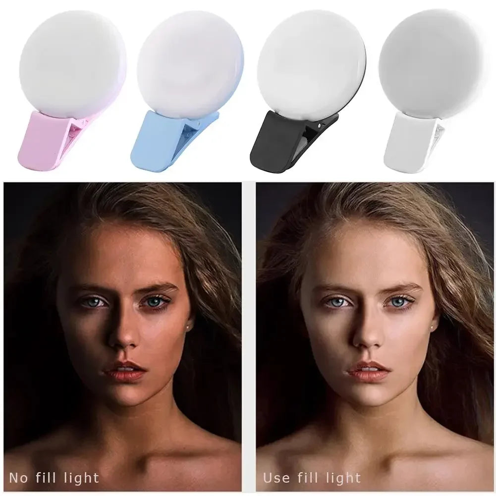 Aro de Luz LED Mini para Móvil - Iluminación Profesional Portátil