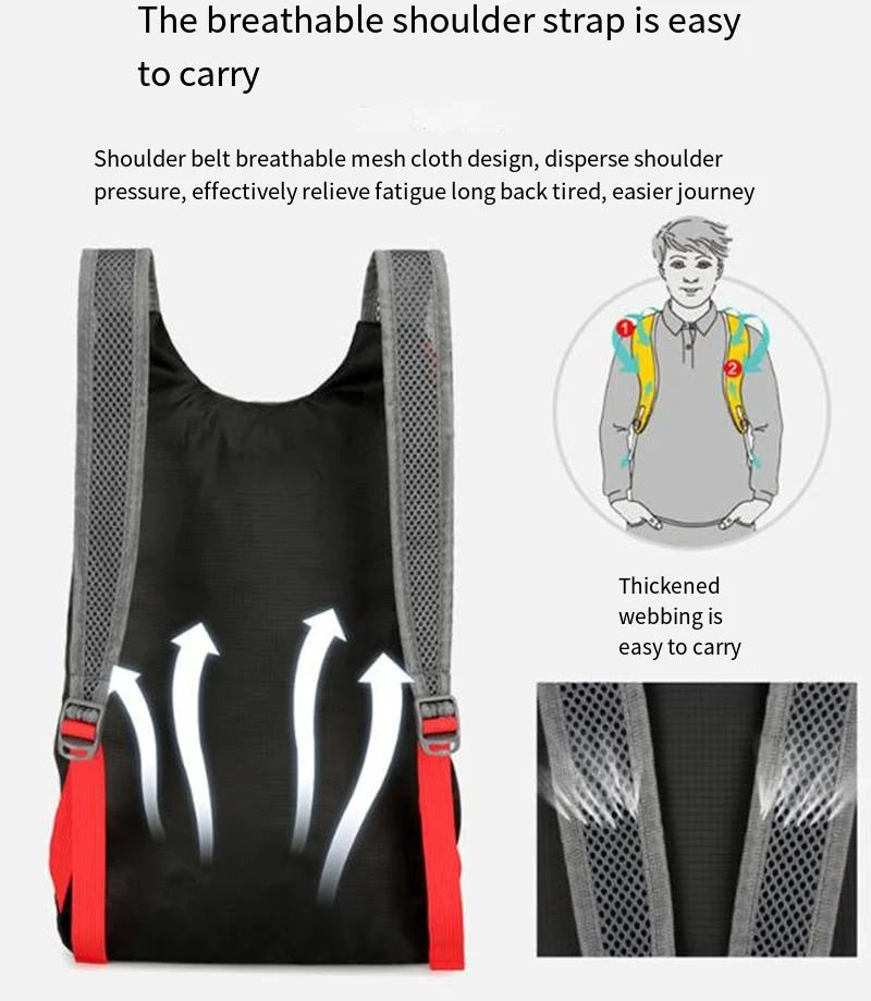Mochila Deportiva Multifuncional – Tejido Técnico Waterproof y Ligero