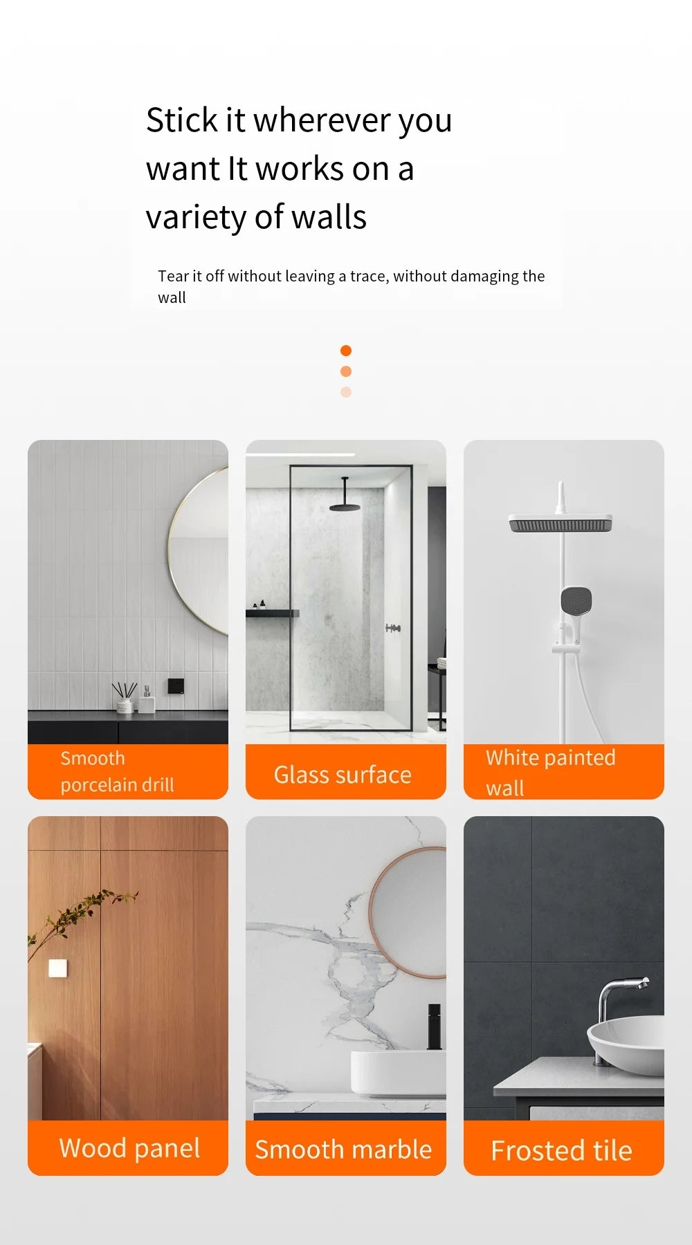 Funda Impermeable y Antivaho de Pared para Ducha