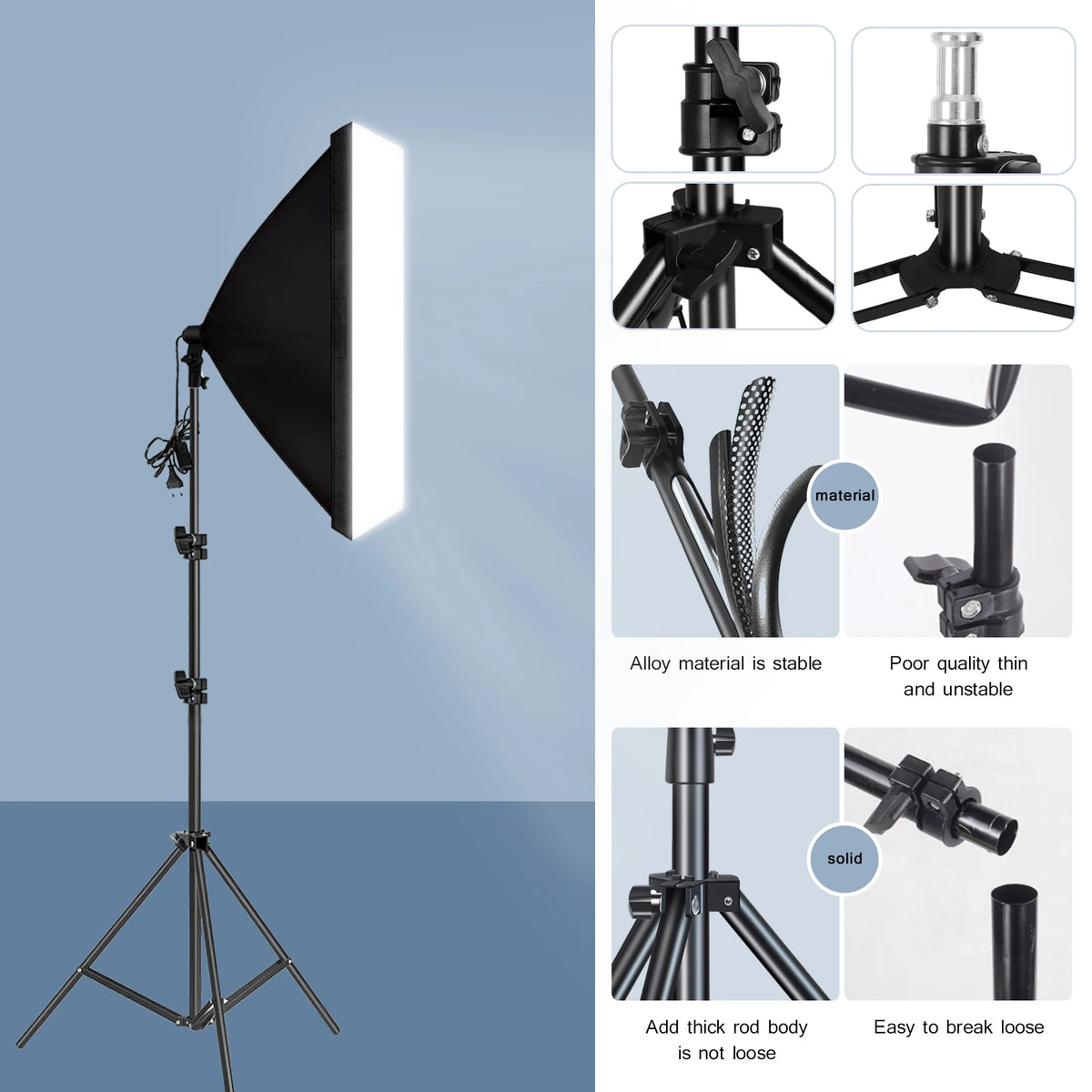 Kit de softbox profesional Kit de softbox profesional