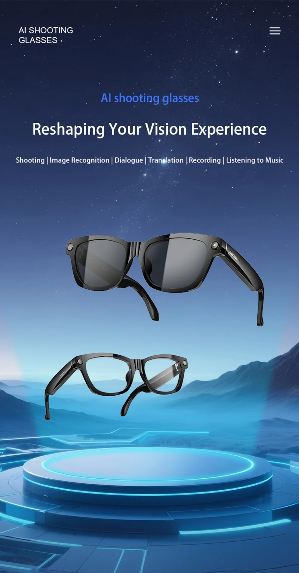 Blackview BV100: Las Gafas Inteligentes con IA que Redefinen tu Día a Día