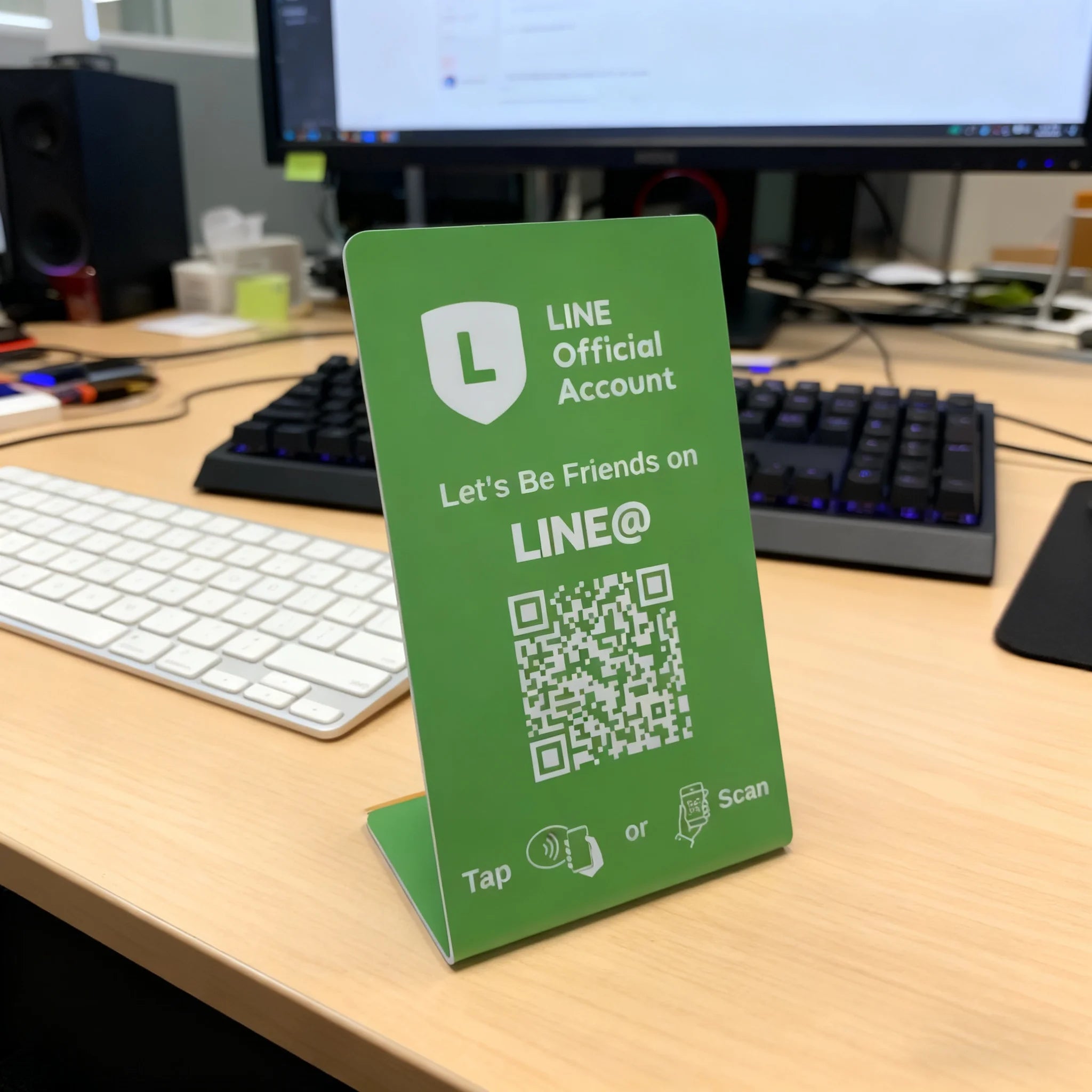 Tarjeta NFC y QR Programable para Reseñas de Google y Redes Sociales