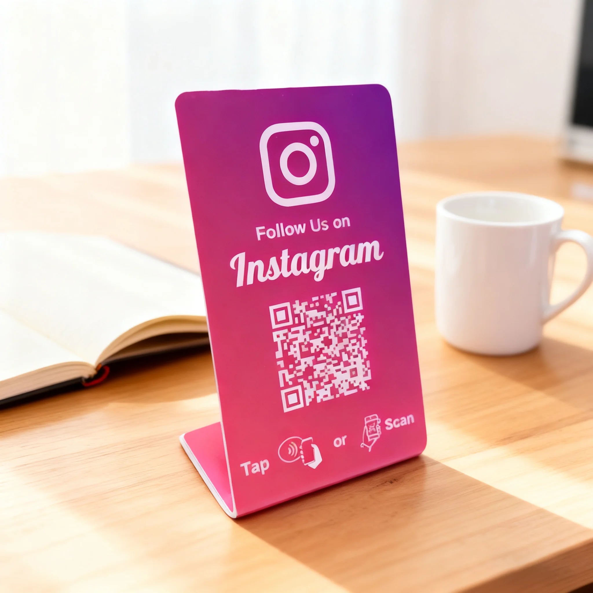 Tarjeta NFC y QR Programable para Reseñas de Google y Redes Sociales