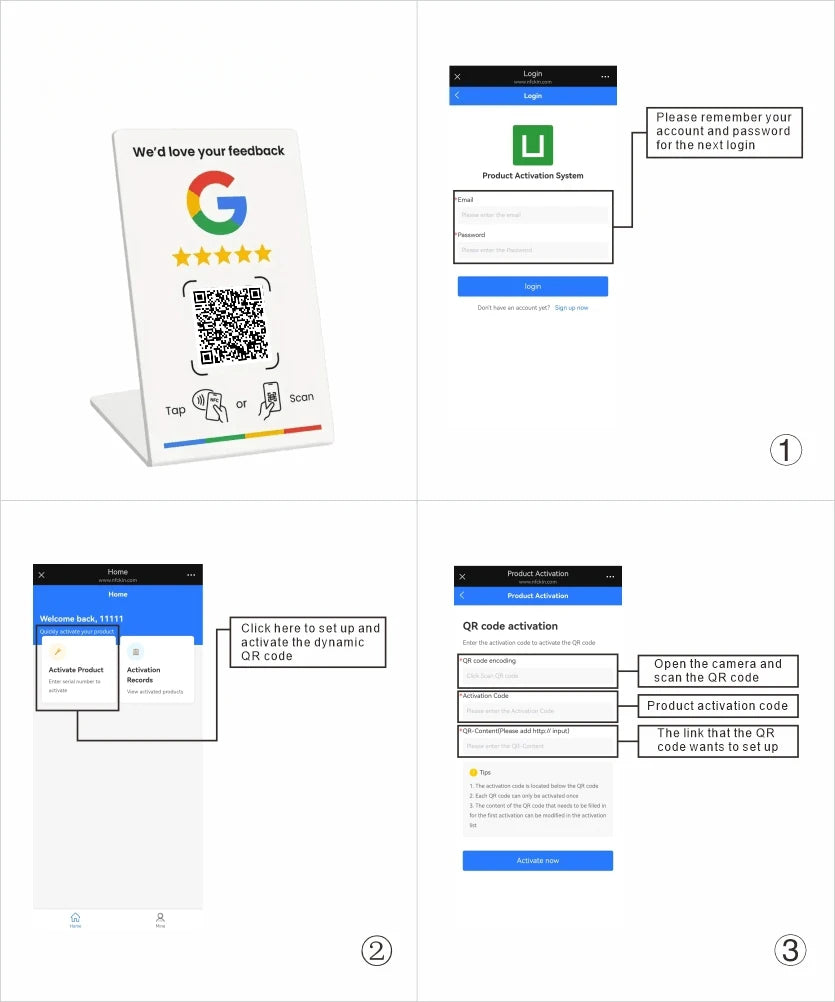 Tarjeta NFC y QR Programable para Reseñas de Google y Redes Sociales