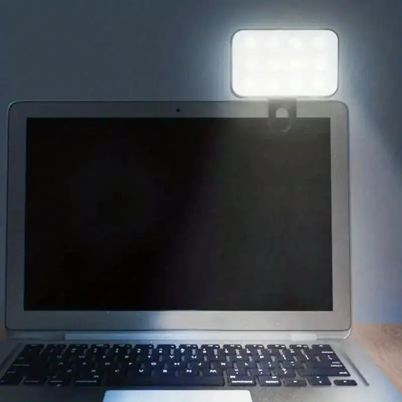 Mini Foco LED Recargable – Luz de Relleno para Móvil y Portátil