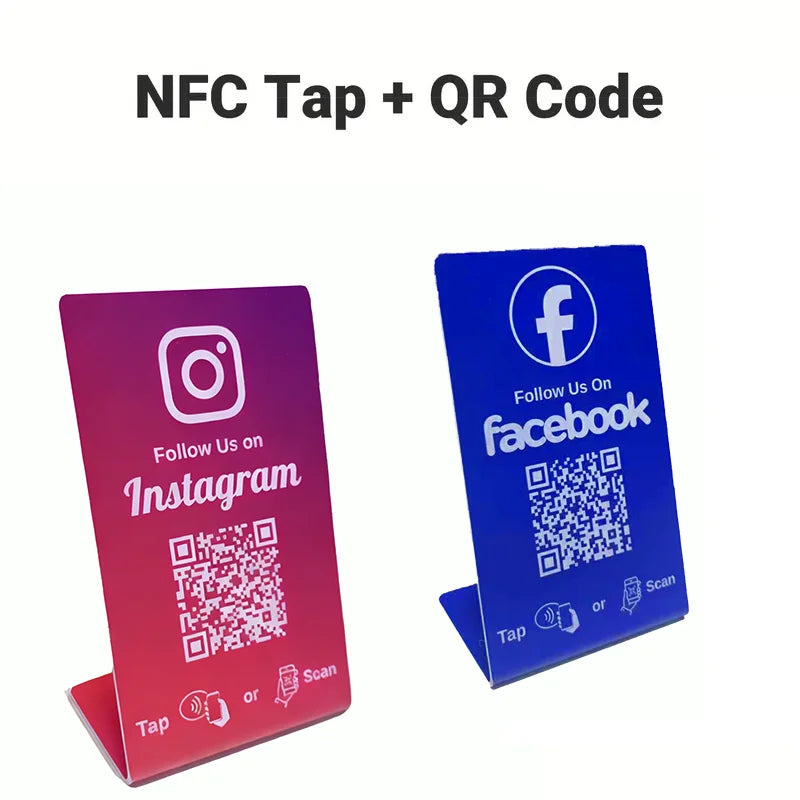 Tarjeta NFC y QR Programable para Reseñas de Google y Redes Sociales