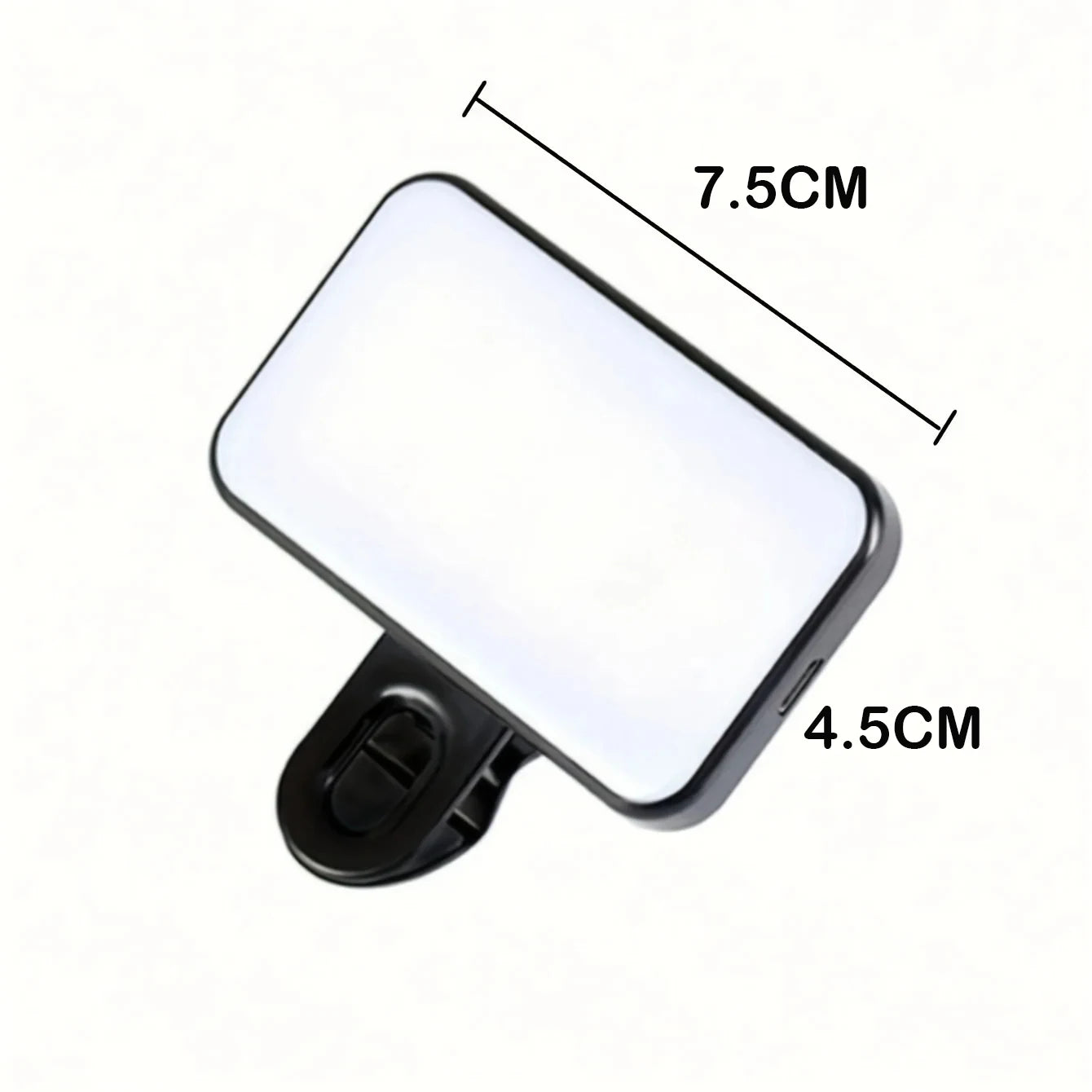 Mini Foco LED Recargable – Luz de Relleno para Móvil y Portátil