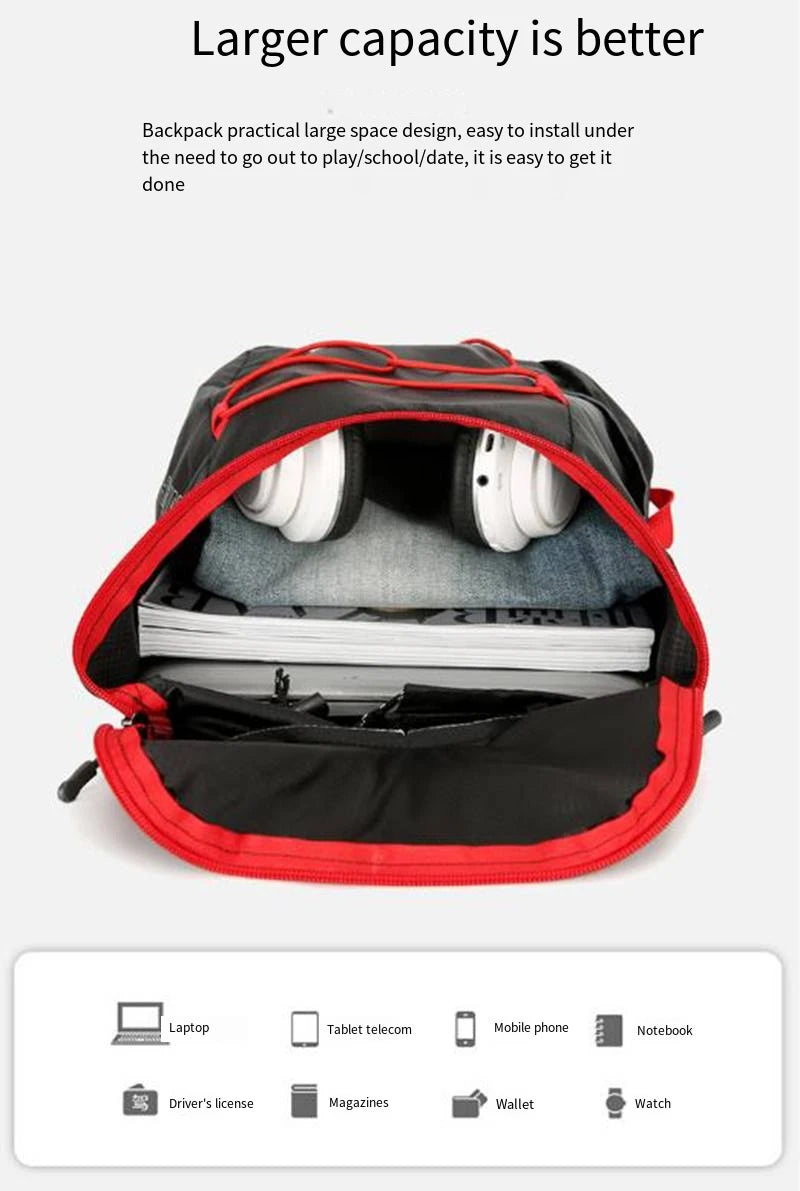 Mochila Deportiva Multifuncional – Tejido Técnico Waterproof y Ligero