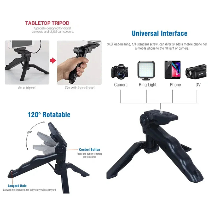 Kit Influencer "Viral Start" – Trípode, Micro y Foco LED Pro