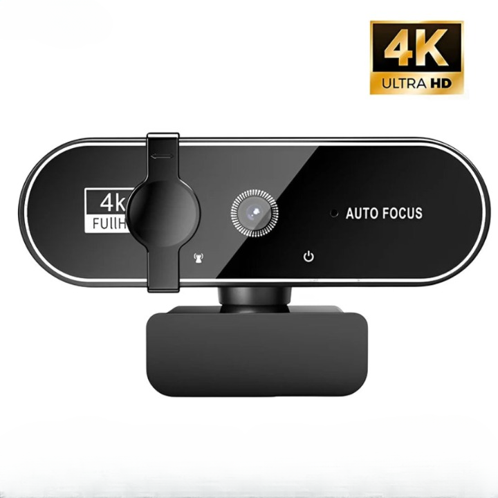4K Ultra HD Pro con Enfoque Automático y Micrófono Dual